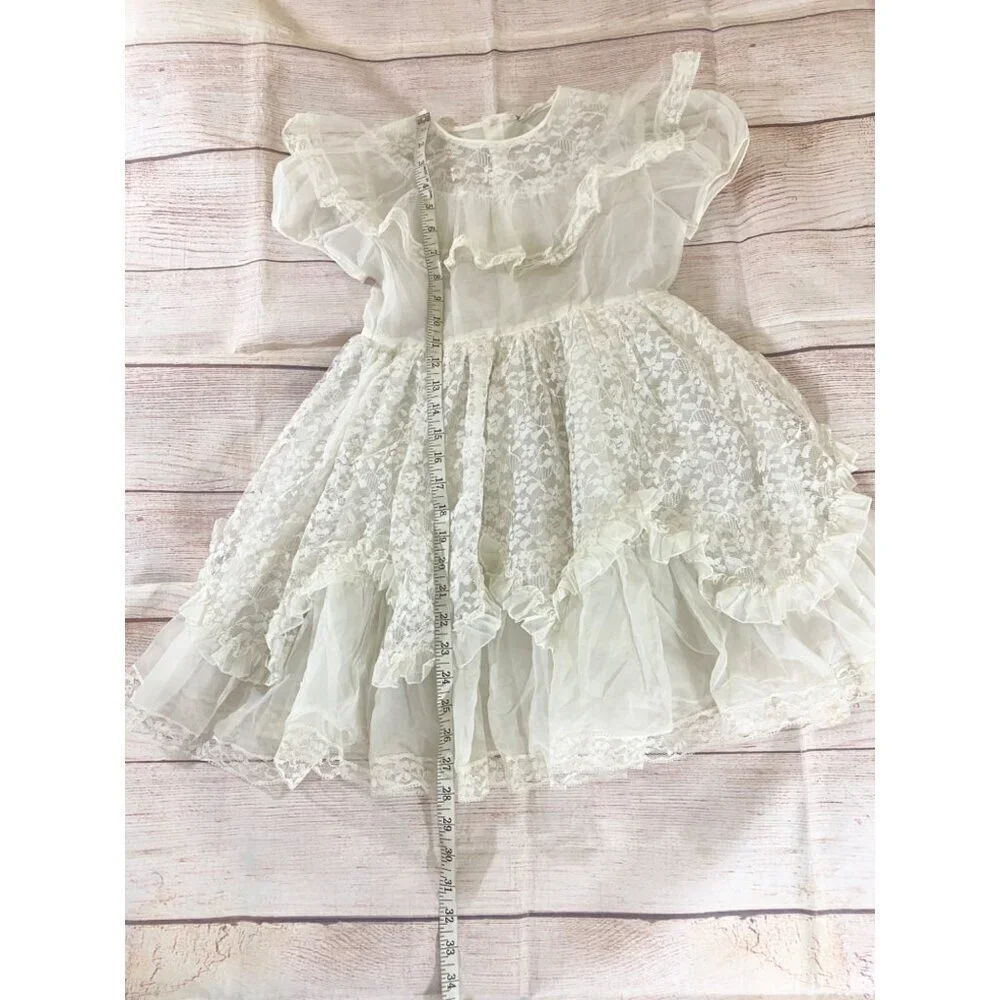 Vintage 1950's First Lady of The Party By Merry Girl - Girls Mesh Dress - No Siz - Picture 7 of 13
